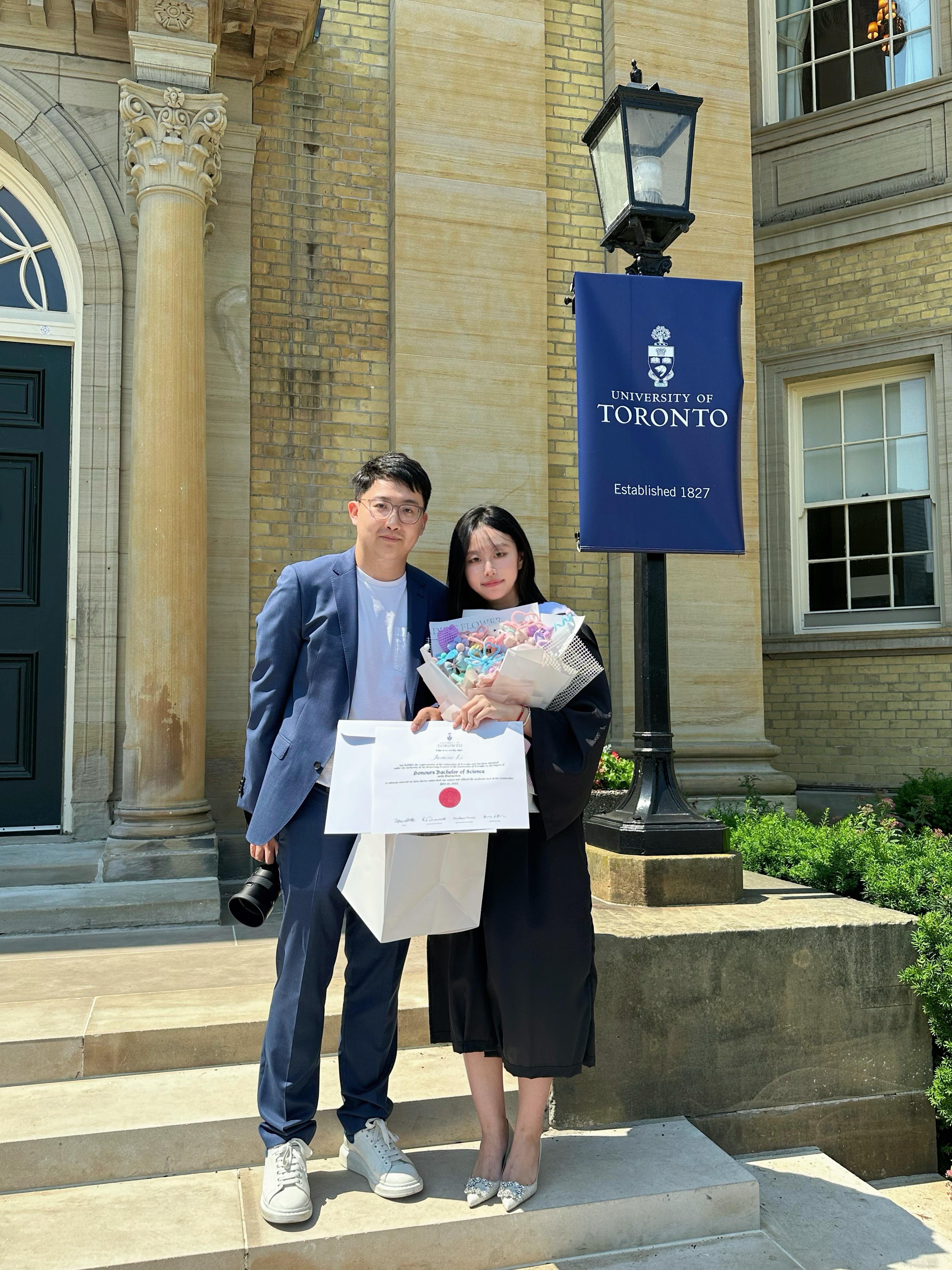 Cerebrate graduation of my girlfriend